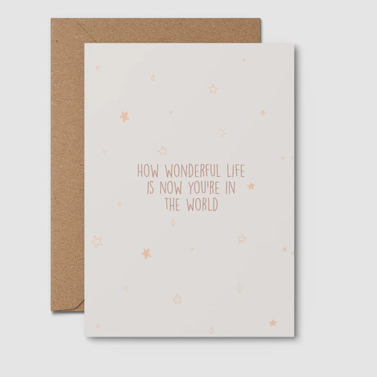 How Wonderful Life Is Card